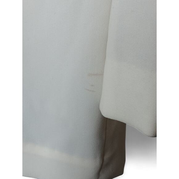 Yoko Chan Ivory Black Long Sleeve Cape Back Jumpsuit 36 (US 4) Made in Japan - Picture 8 of 16